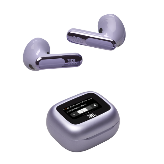 JBL Live Flex 3 - Purple - True wireless noise-cancelling open-stick earbuds - Detailshot 6